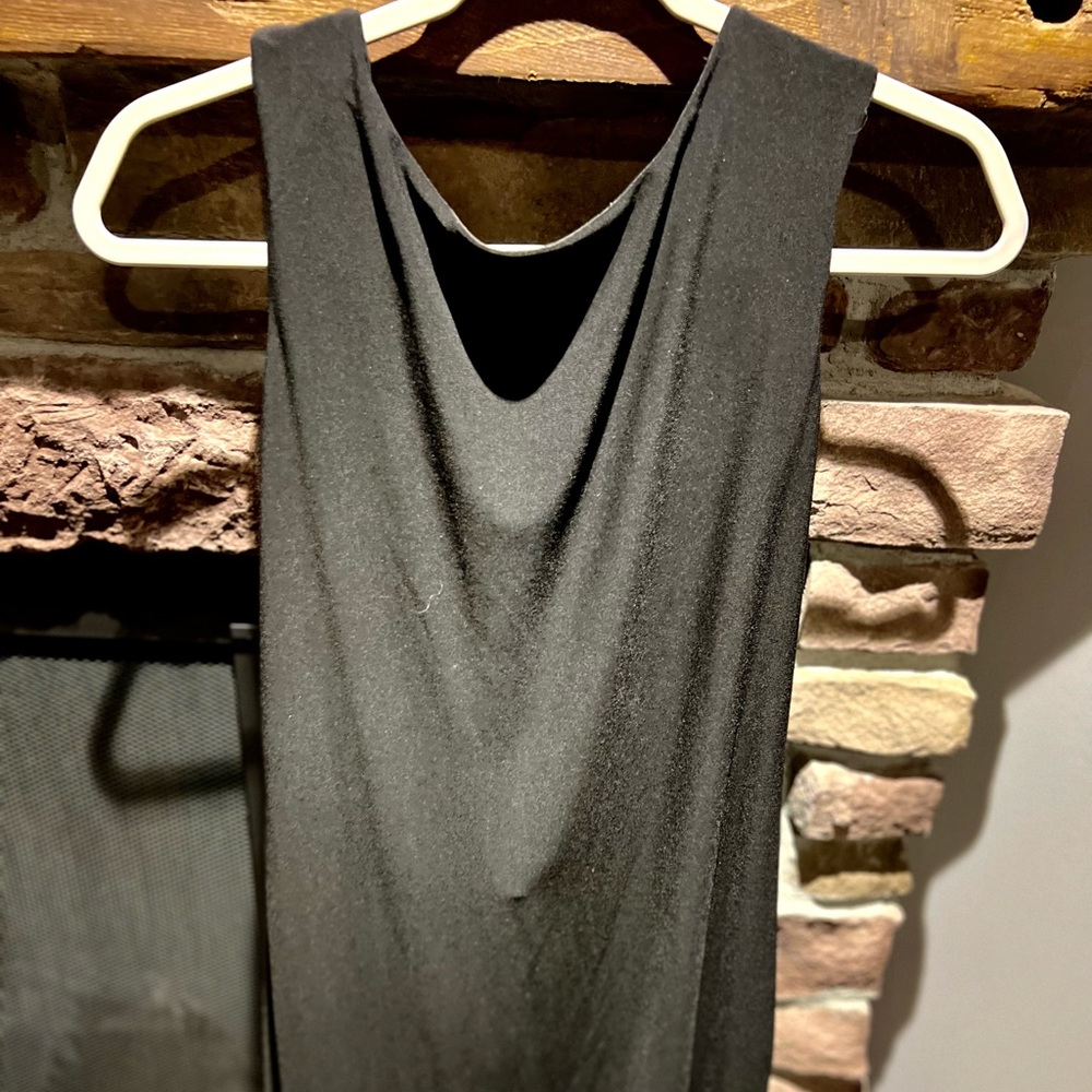 Black Mini Dress w/Scoop Back